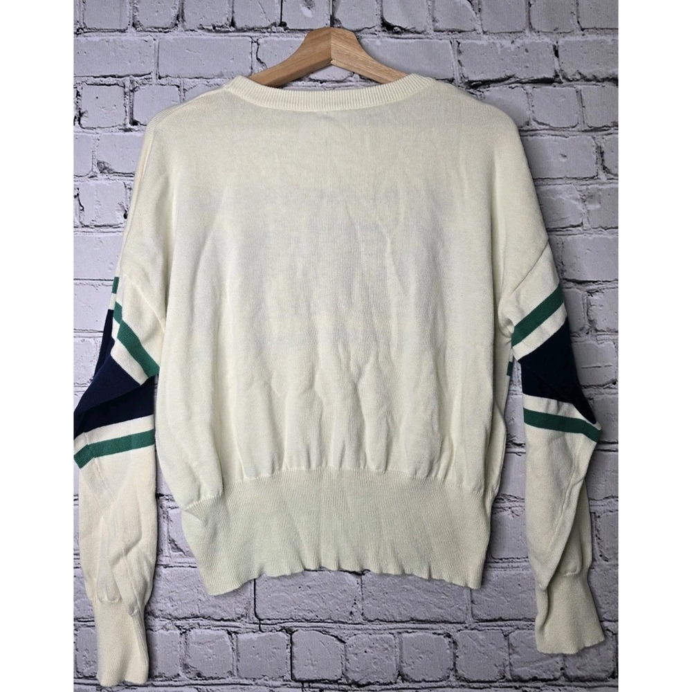 Le Lis Pickleball Preppy Retro-Inspired 100% Cotton Crew Neck Top Size Large - Picture 7 of 10